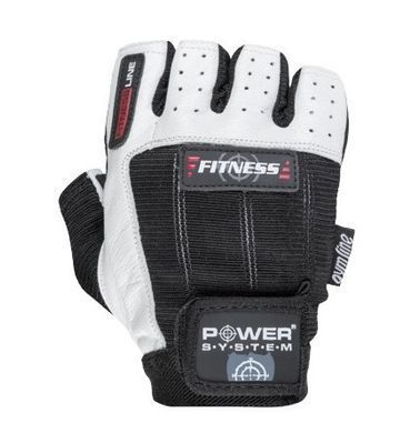 Рукавички для фітнесу та важкої атлетики Power System Fitness PS-2300 Black/White XS
