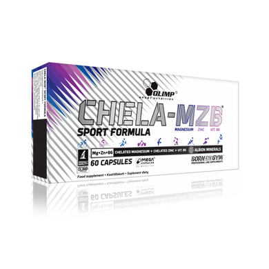 Цинк магній Б6 Olimp Chela MZB Sport Formula (60 капс)