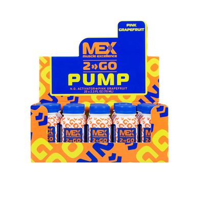 Предтренировочный комплекс MEX Nutrition Pump Shot (70 мл) памп шот pink grapefruit