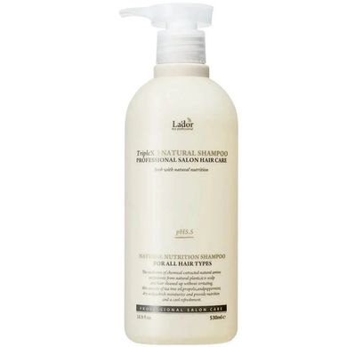 Органический безсульфатный шампунь с эфирными маслами Lador (Triplex Natural Shampoo) 530 мл