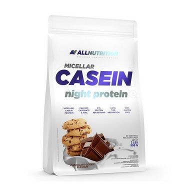 Казеїн All Nutrition Micellar Casein Night Protein (908 г) печиво