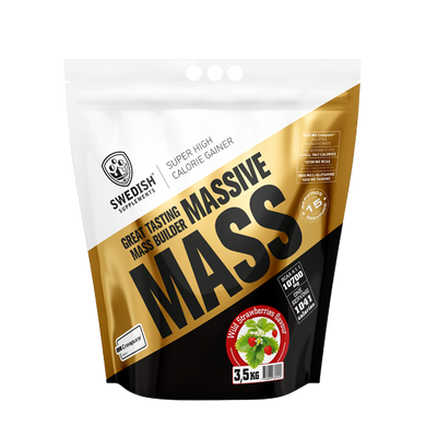 Гейнер для набору маси Swedish Supplements Massive Mass 3500 грамм vanilla & pear cream