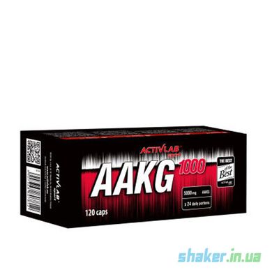 L-аргинин альфа-кетоглютарат Activlab AAKG 1000 (120 капс)