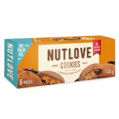 Фитнес печенье AllNutrition Nutlove Cookies 130 г Chocolate Peanut Butter