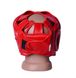 Боксерский шлем тренировочный PowerPlay 3043 красный L