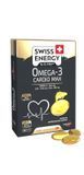 Омега-3, Omega-3 CARDIO MAX blister, Swiss Energy, поддержка сердечно-сосудистой системы, 30 гелевых капсул