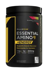 Комплекс амінокислот R1 Rule One Essential Amino 9 + Energy 345 грам Полуниця маргарита