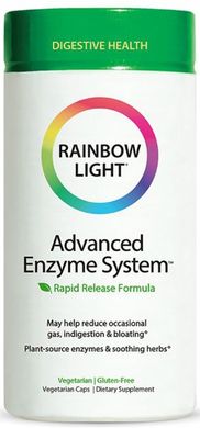 Пробіотики Rainbow Light Advanced Enzyme System 180 капсул