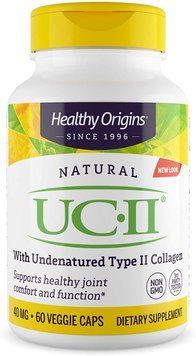 Колаген II типу, неденатурований, UC-II, Healthy Origins, 40 мг, 60 вегетаріанських капсул