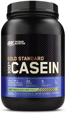 Казеїн Optimum Nutrition 100% Gold Standard Casein (909 г) шоколад-м'ята