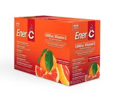 Вітамінний Напій для Підвищення імунітету, Мандарин і Грейпфрут, Vitamin C, Ener-C, 30 пакетиків