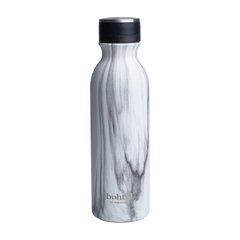 Бутылка для воды SmartShake Bohtal Insulated Flask White Marble 600 мл