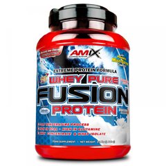 Сывороточный протеин концентрат Amix-Nutrition Whey Pro FUSION 1000 грамм Двойной белый шоколад