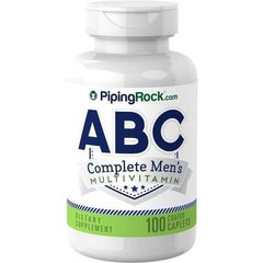 Витамины для мужчин Piping Rock ABC Complete Men's Multivitamin 100 каплет