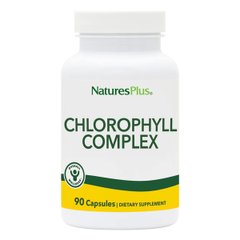 Комплекс хлорофилла, Chlorophyll Complex, Natures Plus, 90 капсул