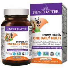 Ежедневные Мультивитамины Для Мужчин, Every Man, New Chapter, 24 Таблеток