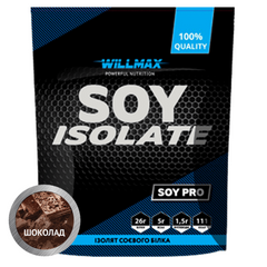 Соевый протеин изолят Willmax Soy Isolate (900 г) виллмакс шоколад