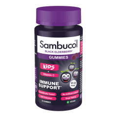 Детские Витамины для иммунитета Sambucol Kids Gummies + Vitamin C 30 жув. таблеток