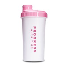 Шейкер спортивний Progress Nutrition Shaker 700 мл white/pink
