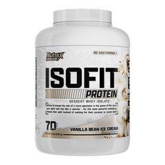 Сироватковий протеїн ізолят Nutrex Isofit 2310 г Vanilla Bean Ice Cream