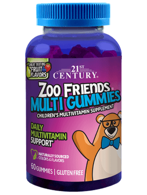 Детские витамины 21st Century Zoo Friends Complete Multimineral 60 мармеладок