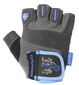 Рукавички для фітнесу і важкої атлетики Power System Cute Power PS-2560 жіночі Blue XS