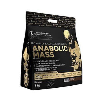 Гейнер для набору маси Kevin Levrone Anabolic MASS 40% protein 7000 грам Полуниця