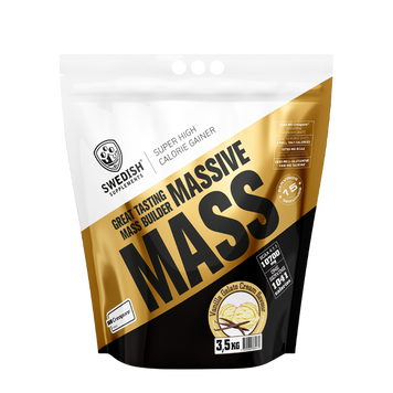 Гейнер для набору маси Swedish Supplements Massive Mass 3500 грамм vanilla gelato