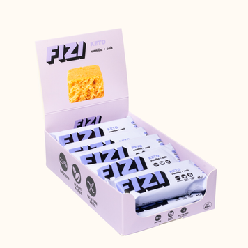 Протеїнові батончики Fizi KETO Protein Bar 10x45 г Vanilla + Salt