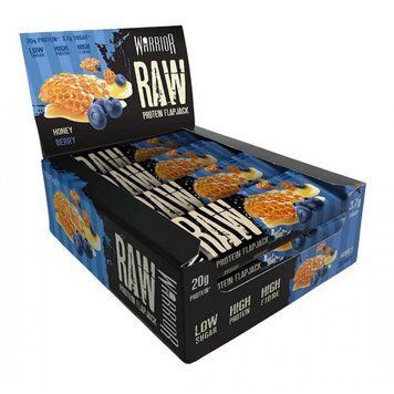 протеїнові батончики Warrior Raw Protein Flapjack Bar 12x75 г Honey Berry