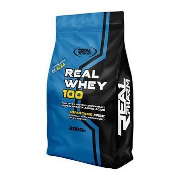 Сывороточный протеин концентрат Real Pharm Real Whey 100 2000 грамм Ваниль