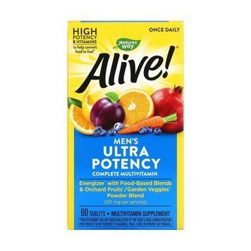 Вітаміни для чоловіків Nature&rsquo;s Way Alive! Men's Ultra Potency 60 таблеток