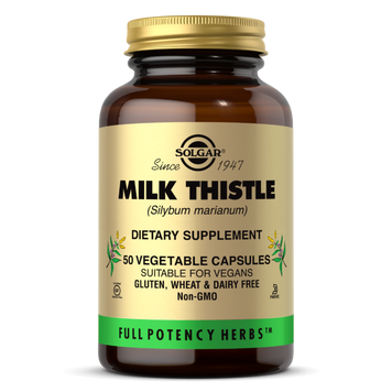 Силімарин Розторопша, Milk Thistle, Solgar 50 капсул