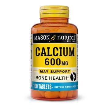 Кальцій 600 мг, Calcium 600 mg, Mason Natural, 100 таблеток
