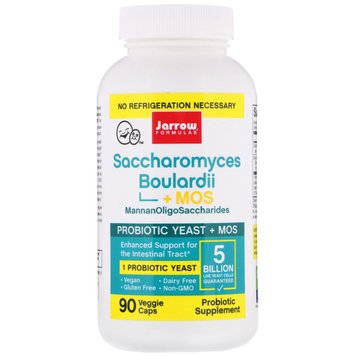 Комплекс пробіотики Сахароміцети буларді, Saccharomyces Boulardii, Jarrow Formulas, 90 капсул