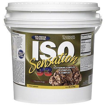 Сывороточный протеин изолят Ultimate Nutrition ISO Sensation 2270 грамм Клубника