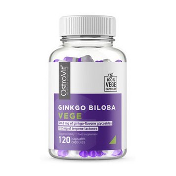 Гинкго билоба OstroVit Ginkgo Biloba VEGE 120 капсул