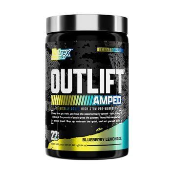 Передтренувальний комплекс Nutrex Outlift Amped 449 г Blueberry Lemonade