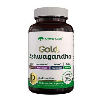 Ашваганда Olimp Gold Ashwagandha 10 mg 120 капсул