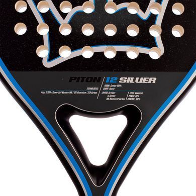 Ракетка для паделя BLACK CROWN PITON 12 SILVER 2024