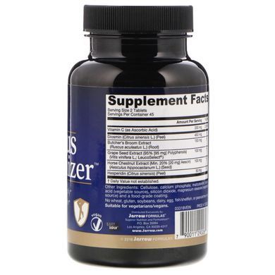 Комплекс от Варикоза, Венозный Оптимизатор, Venous Optimizer, Jarrow Formulas, 90 таблеток
