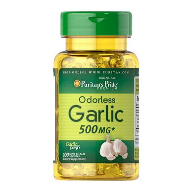 Экстракт чеснока Puritan's Pride Garlic 500 mg 100 капс