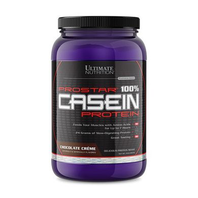 Казеїн Ultimate Nutrition Prostar 100% Casein Protein (907 г) ваніль