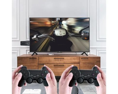 Игровая приставка на 10000 игр эмулятор Dendy та Sega HDMI 4K Bluetooth 2.4 Game Boy, Nintendo, Atari, PlayStation 1