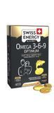 Омега-3-6-9, Omega-3-6-9 OPTIMUM blister, Swiss Energy, рыбий жир, масло семян льна, масло примулы, 30 гелевых капсул
