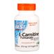 Л-карнитин Фумарат, L-Carnitine Fumarate, Doctor's Best, 855 мг, 60 капсул