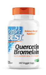 Кверцетин і Бромелайн, Quercetin Bromelain, Doctor's Best, 180 капсул