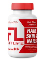 Витамины для волос, кожи и ногтей FitLife Hair Skin & Nails 120 капсул