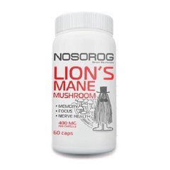Ежовик гребенчатый NOSOROG Lion's Mane Mushroom 500 mg 60 капсул