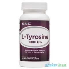 Л-Тирозин GNC L-Tyrosine 1000 mg (60 тапл) гнс